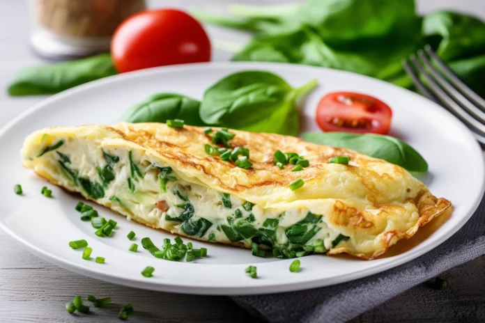 recipe for spinach omelet