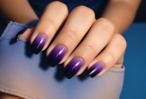 Dark Purple Nail Designs