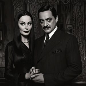 Morticia and Gomez Addams